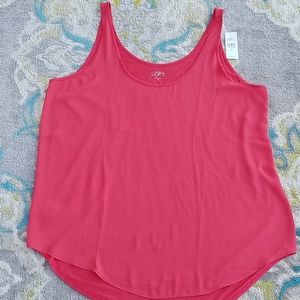 Coral tank top by the Loft